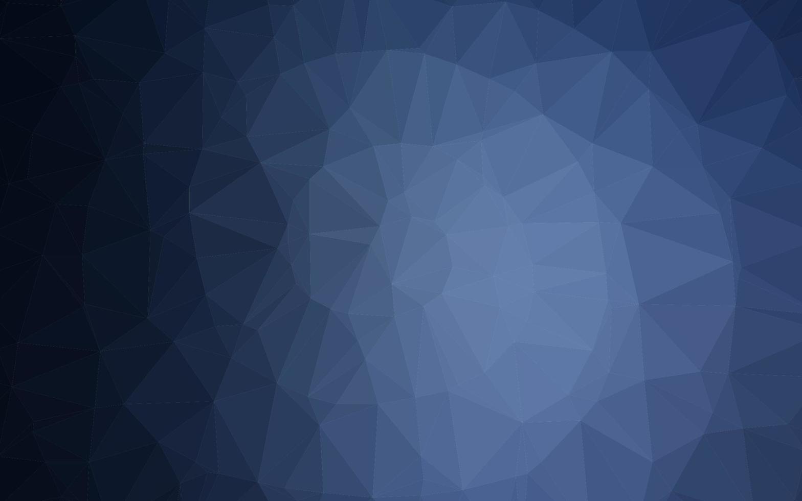 Dark BLUE vector triangle mosaic texture.