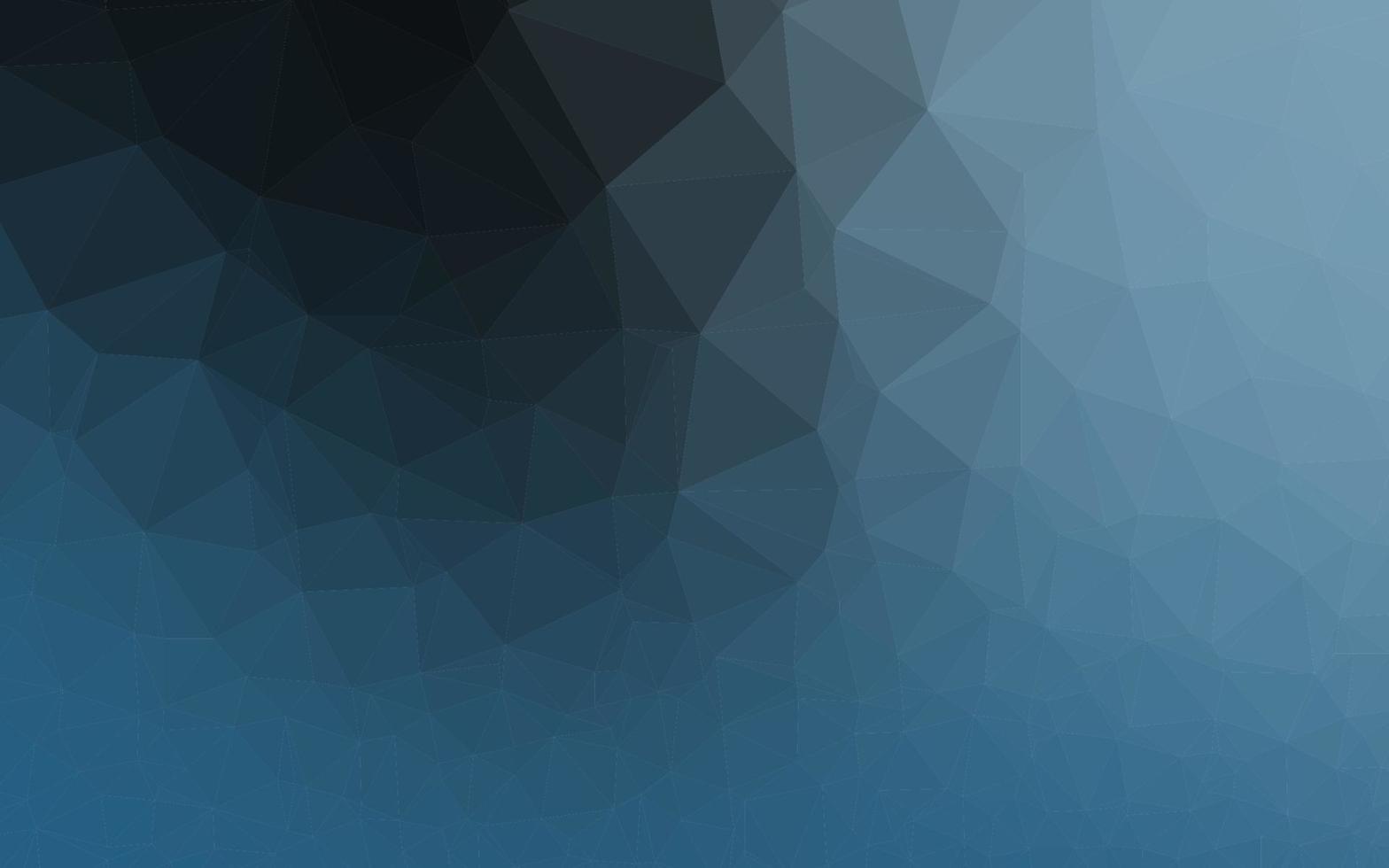 Dark BLUE vector low poly layout.