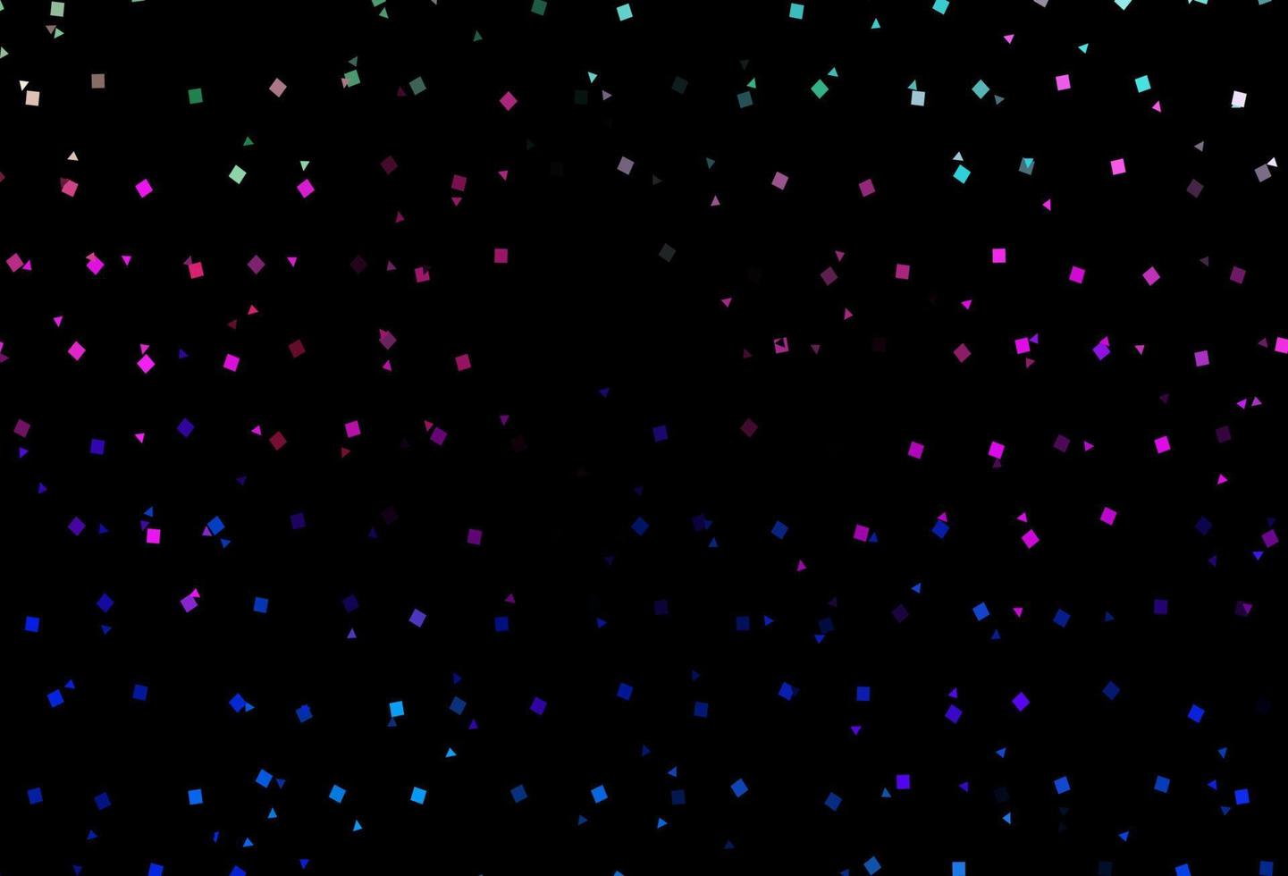 Dark Multicolor, Rainbow vector texture in poly style with circles, cubes.