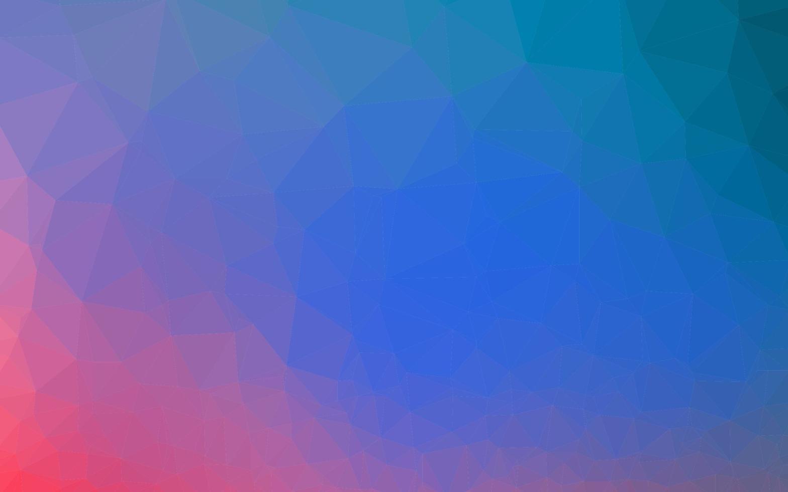 Light Blue, Red vector low poly cover.