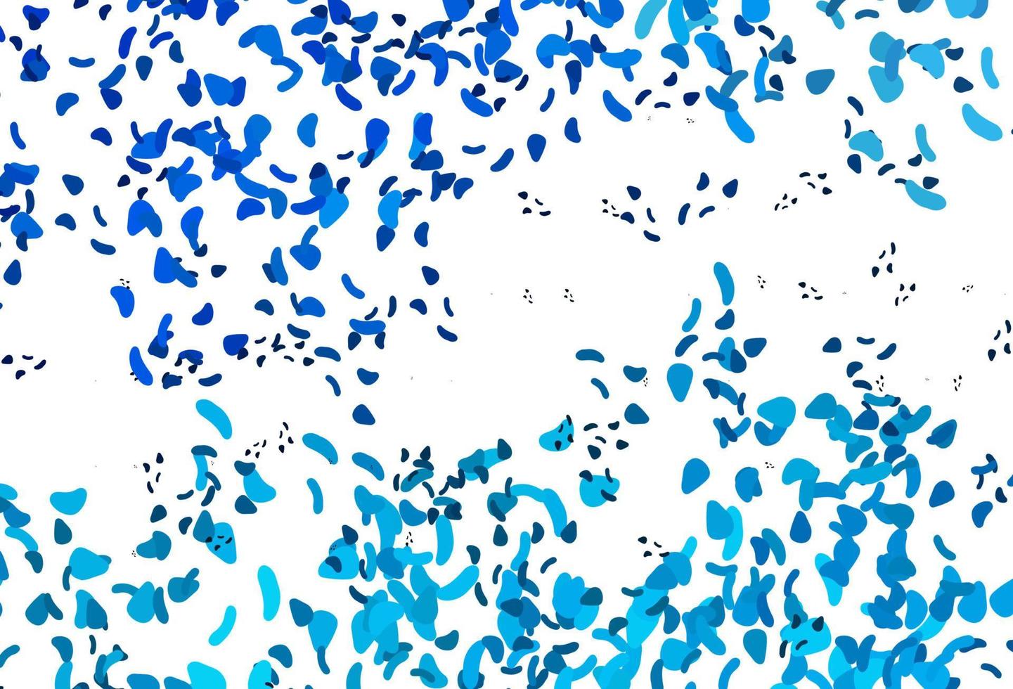 Light BLUE vector backdrop with abstract shapes.