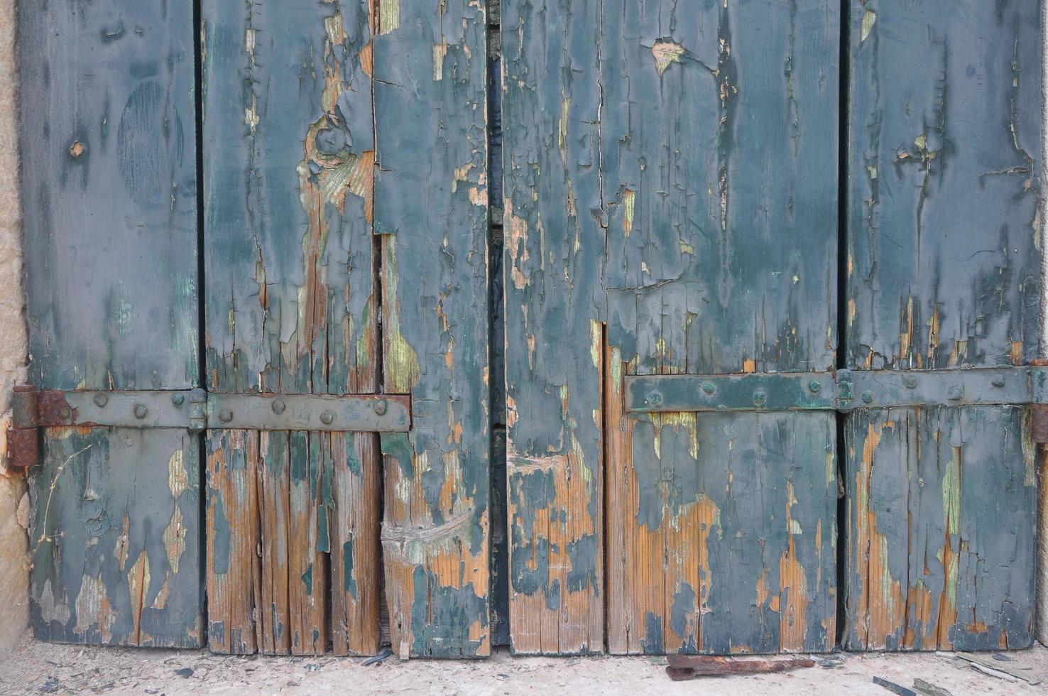 fondo de textura de madera azul foto