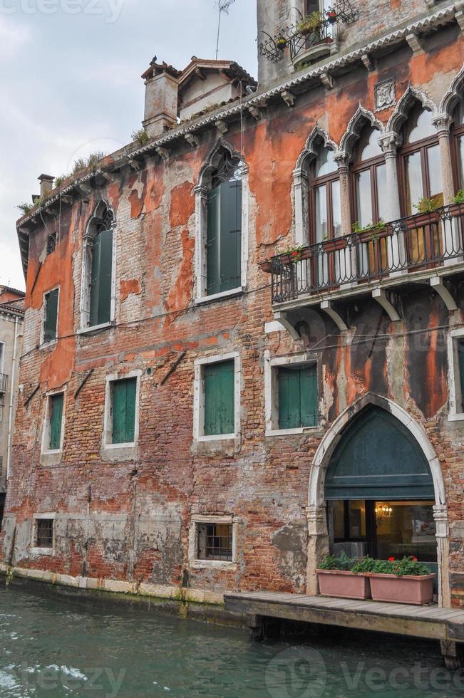 vista de la ciudad de venecia venezia en italia foto