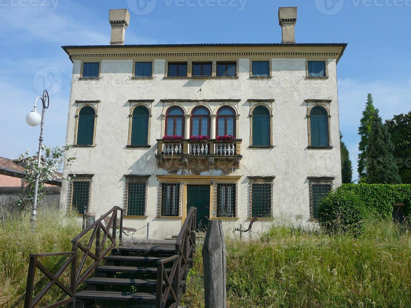 Ancient villa Valmarana vand garden in Padua Padova in Veneto, N photo