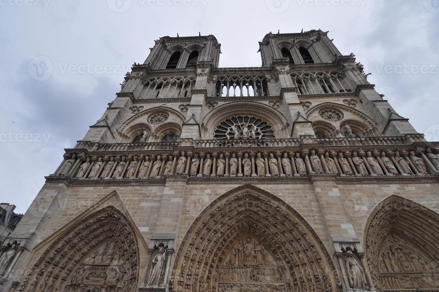 Notre Dame cathedral in Paris photo