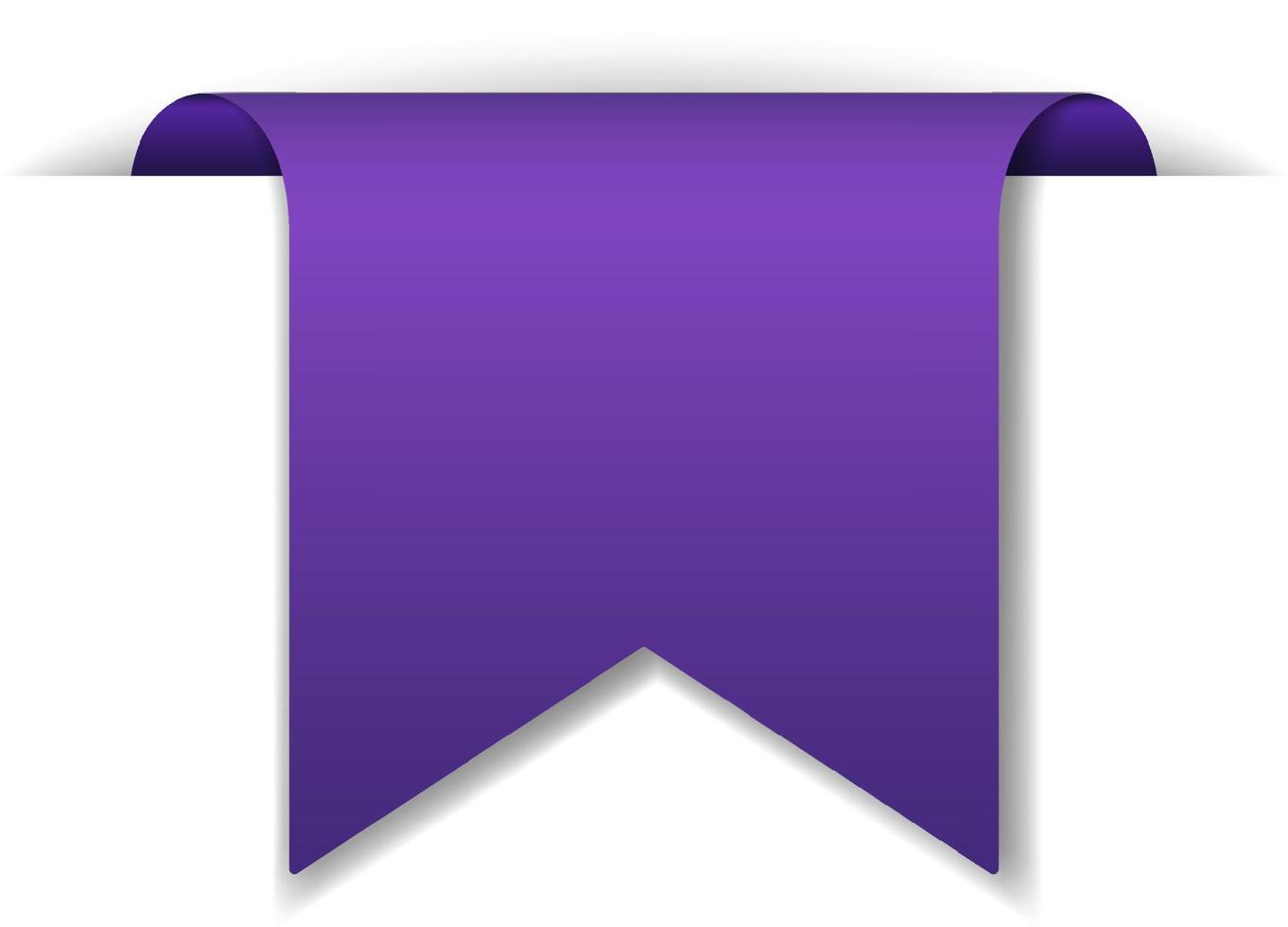 diseño de banner violeta sobre fondo blanco vector