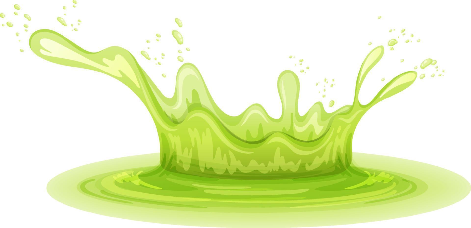 A water splash on white background vector