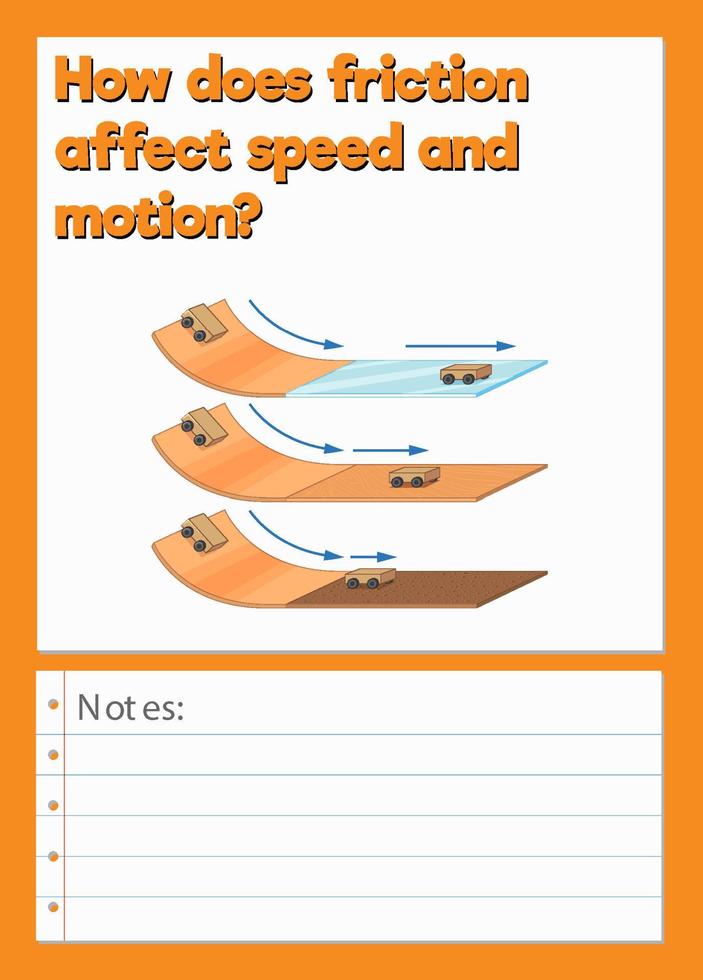Science Experiment Log Worksheet vector