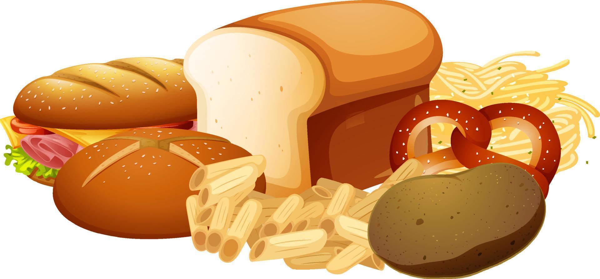 Bakery and pastry set vector