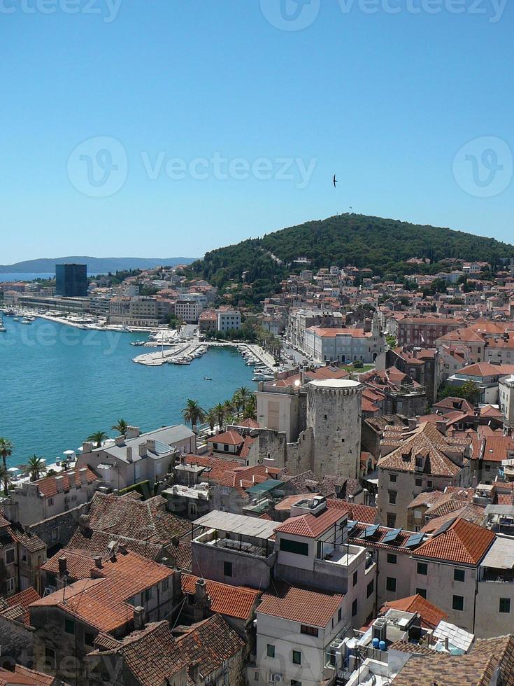 View of the city of Split photo