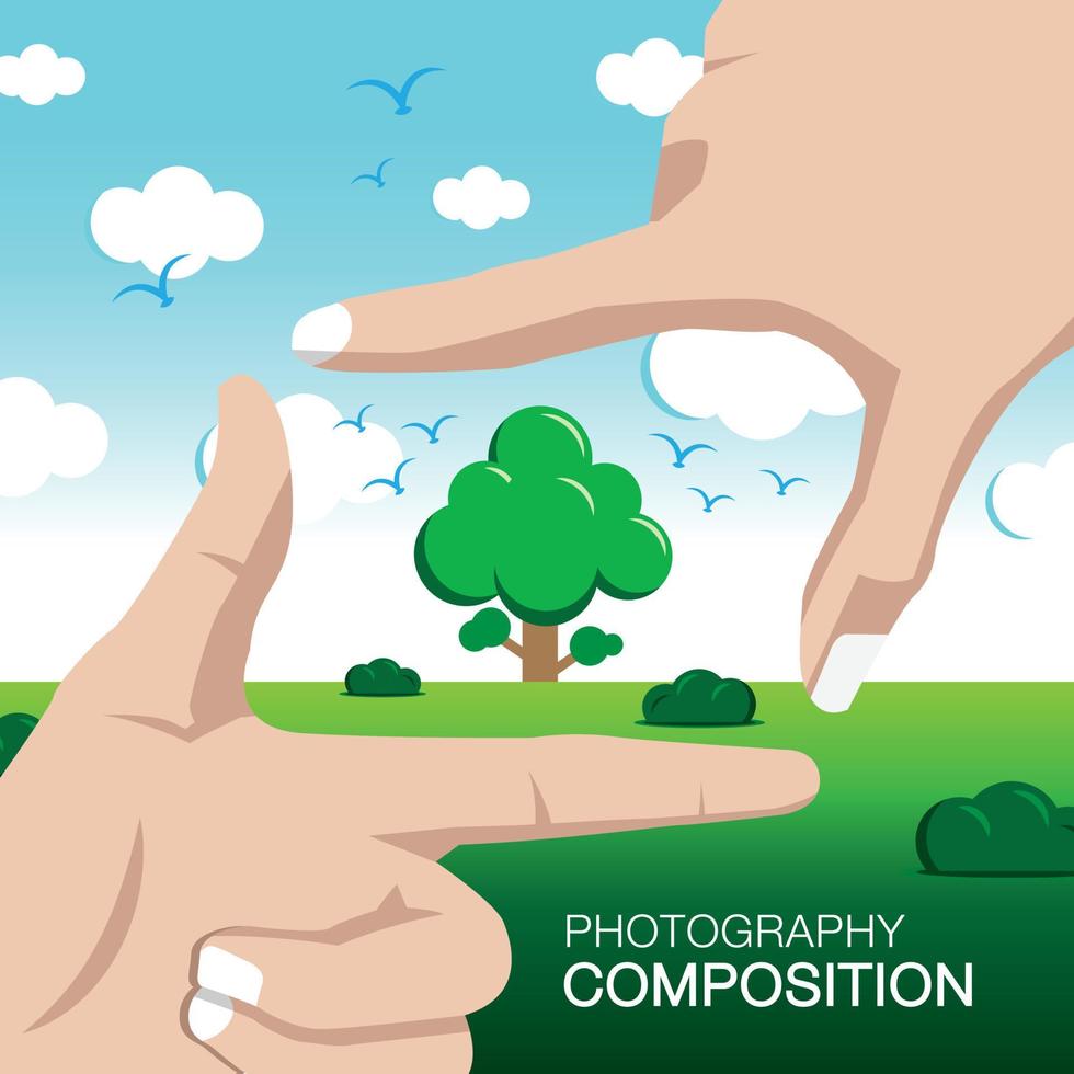 photography composition illustration vector