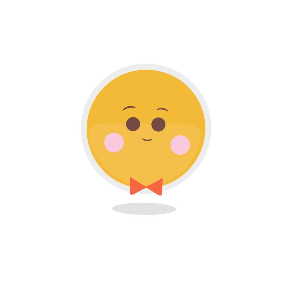 Cute emoji vector