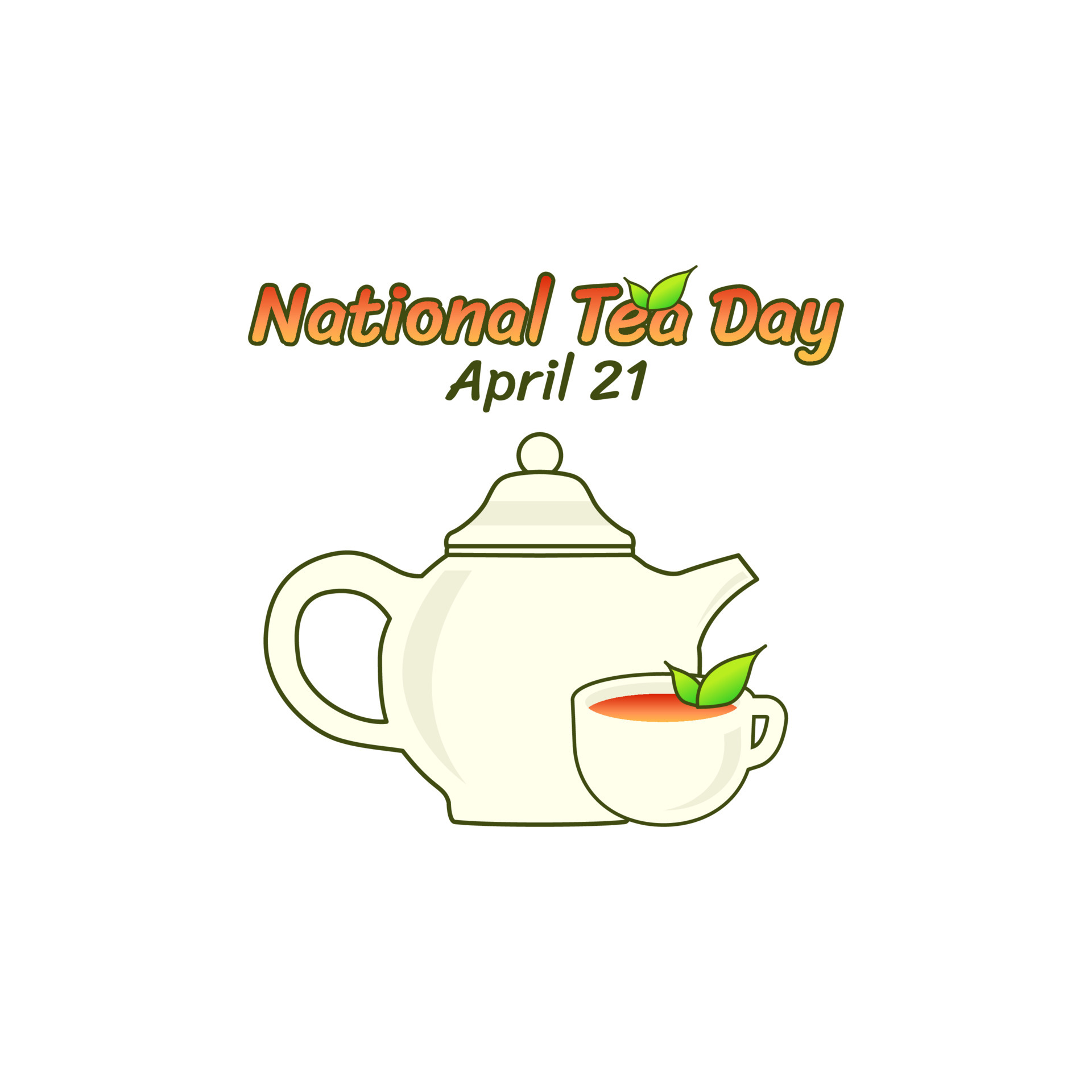 vector graphic of national tea day good for national tea day