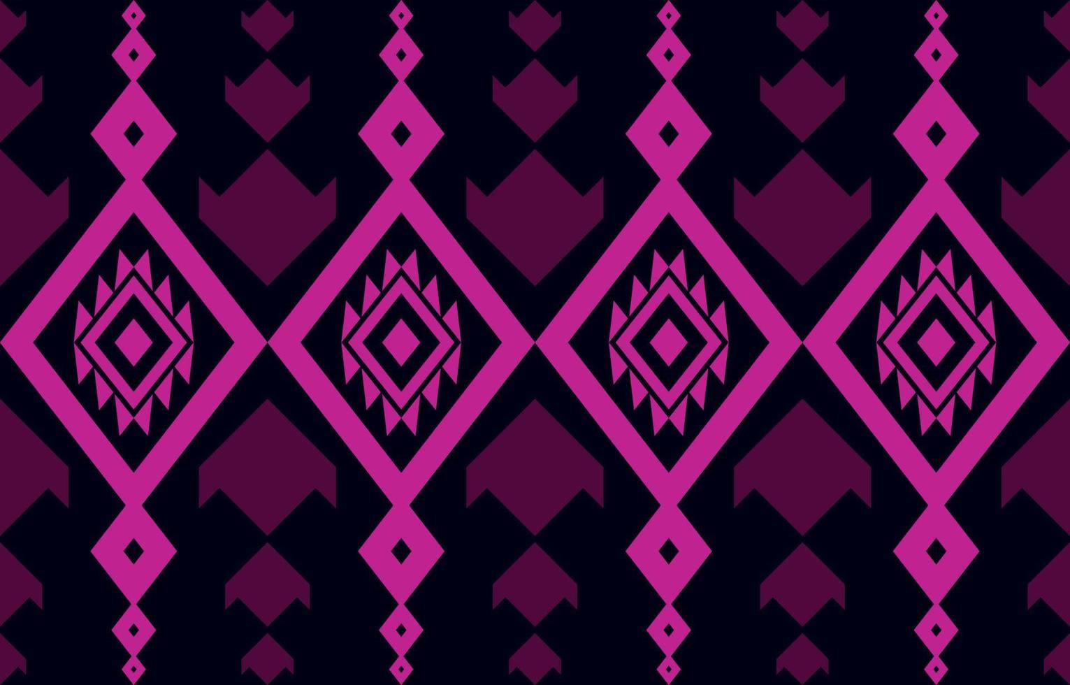 pink Abstract american ethnic geometric pattern design for background or wallpaper. flower fabric pattern vector illustration