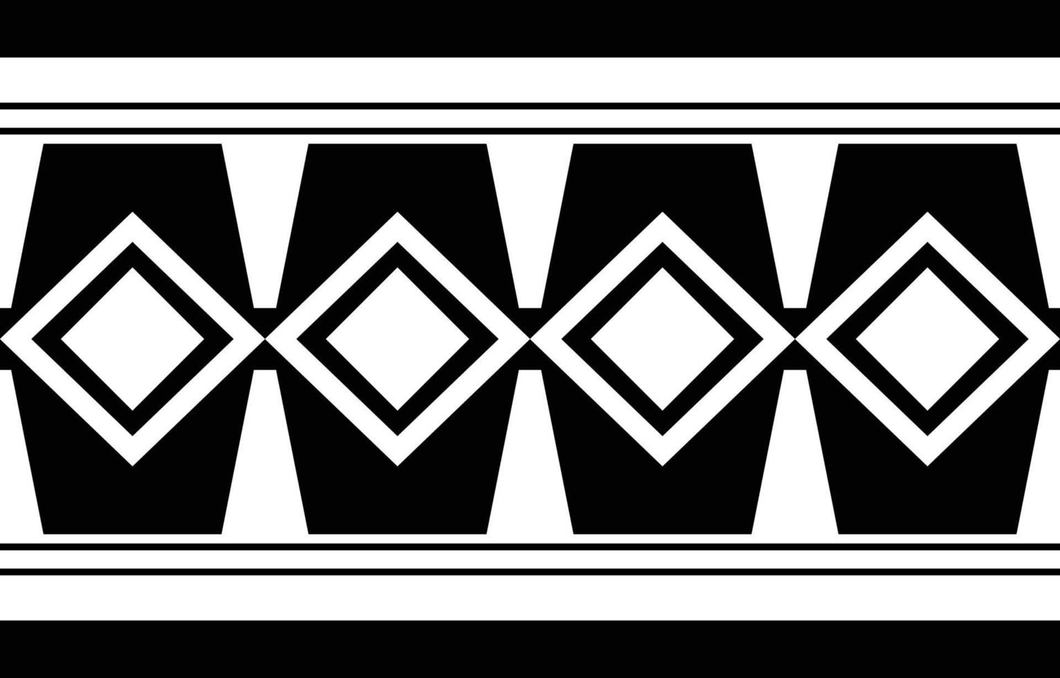 Black and white Abstract ethnic geometric pattern design for background or wallpaper. fabric pattern vector illustration