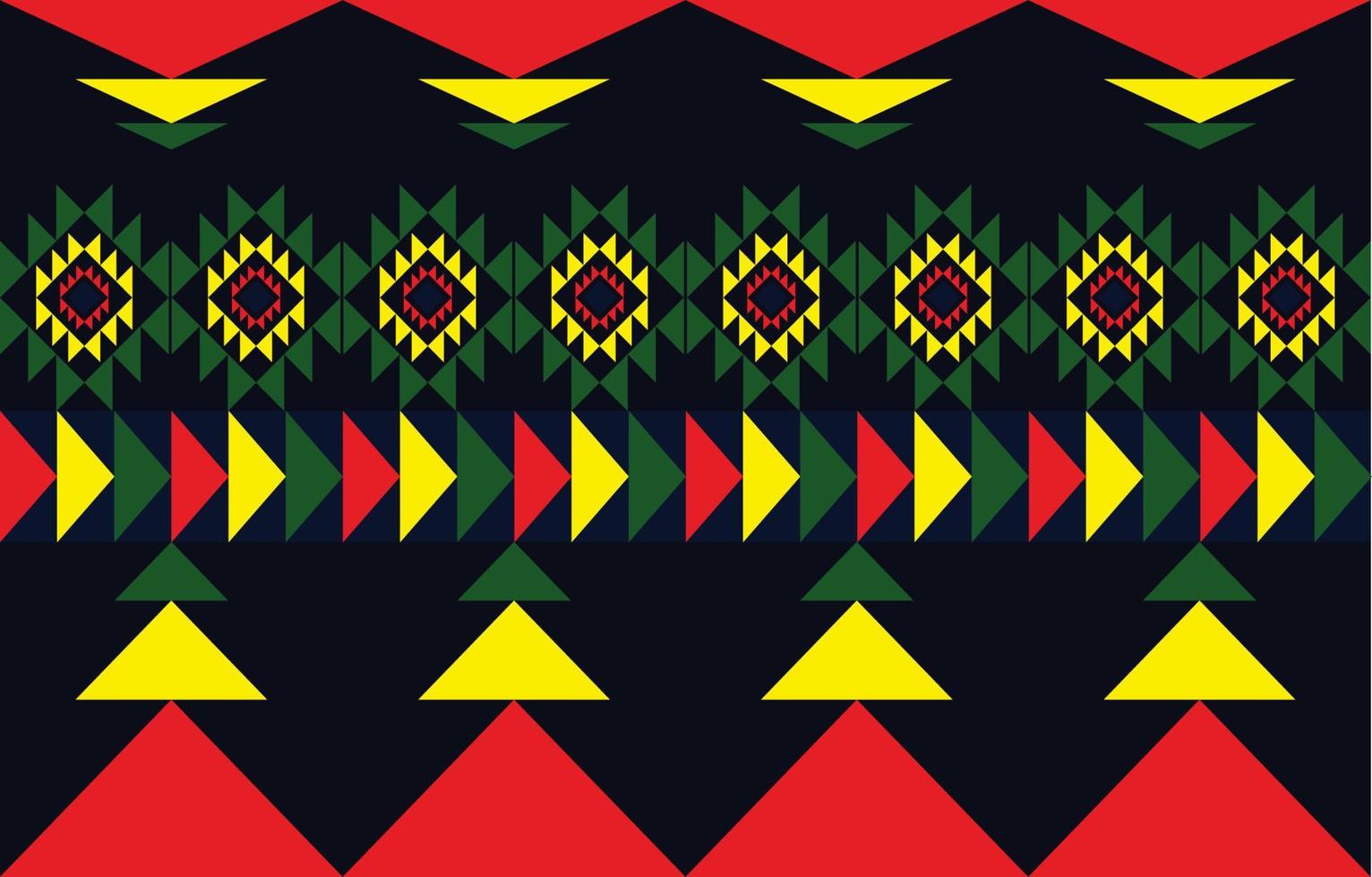 colorful Abstract african ethnic geometric pattern design for background or wallpaper. fabric pattern vector illustration