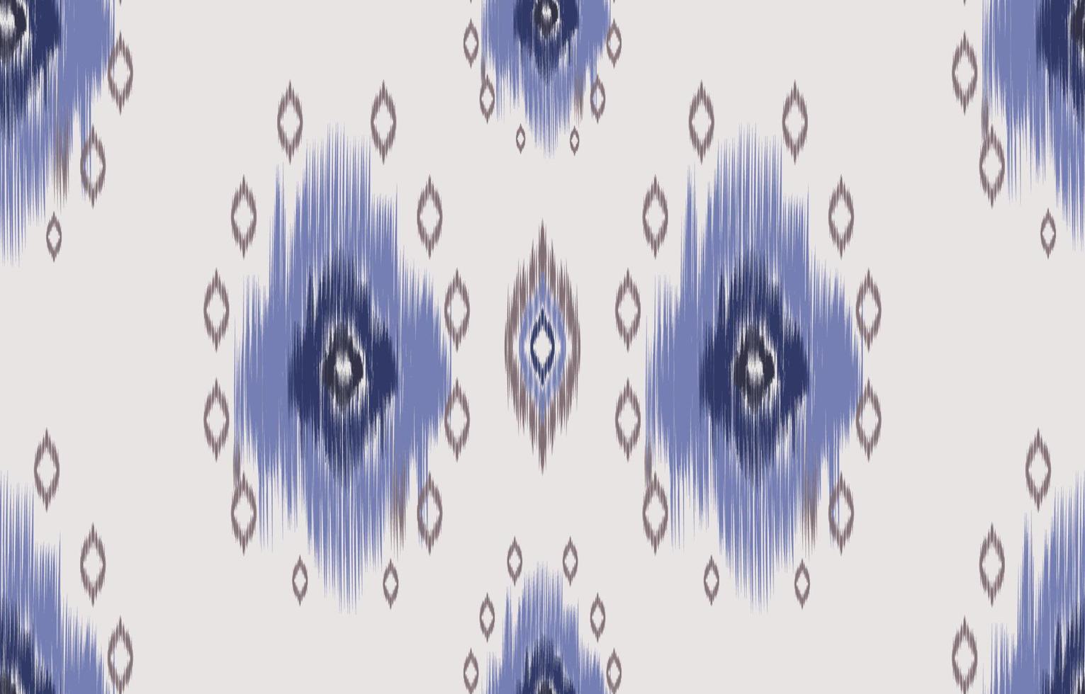 ikat azul oscuro y blanco de patrones sin fisuras geométrico étnico oriental bordado tradicional style.design para fondo, alfombra, estera, papel pintado, ropa, envoltura, batik, tela, ilustración vectorial. vector