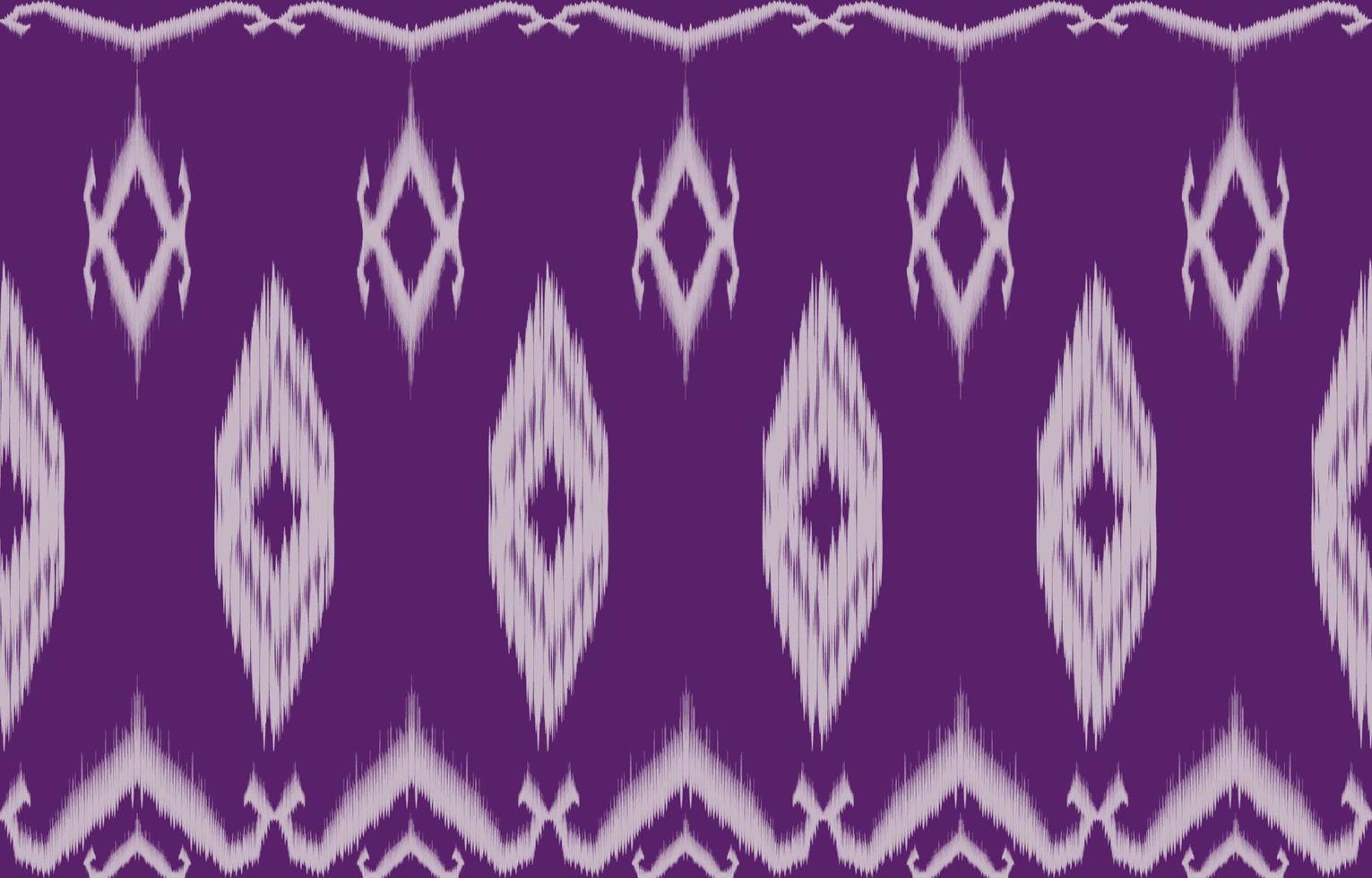 purple ikat seamless pattern Geometric ethnic oriental  traditional embroidery style.Design for background,carpet,mat,wallpaper,clothing,wrapping,Batik,fabric,Vector illustration. vector