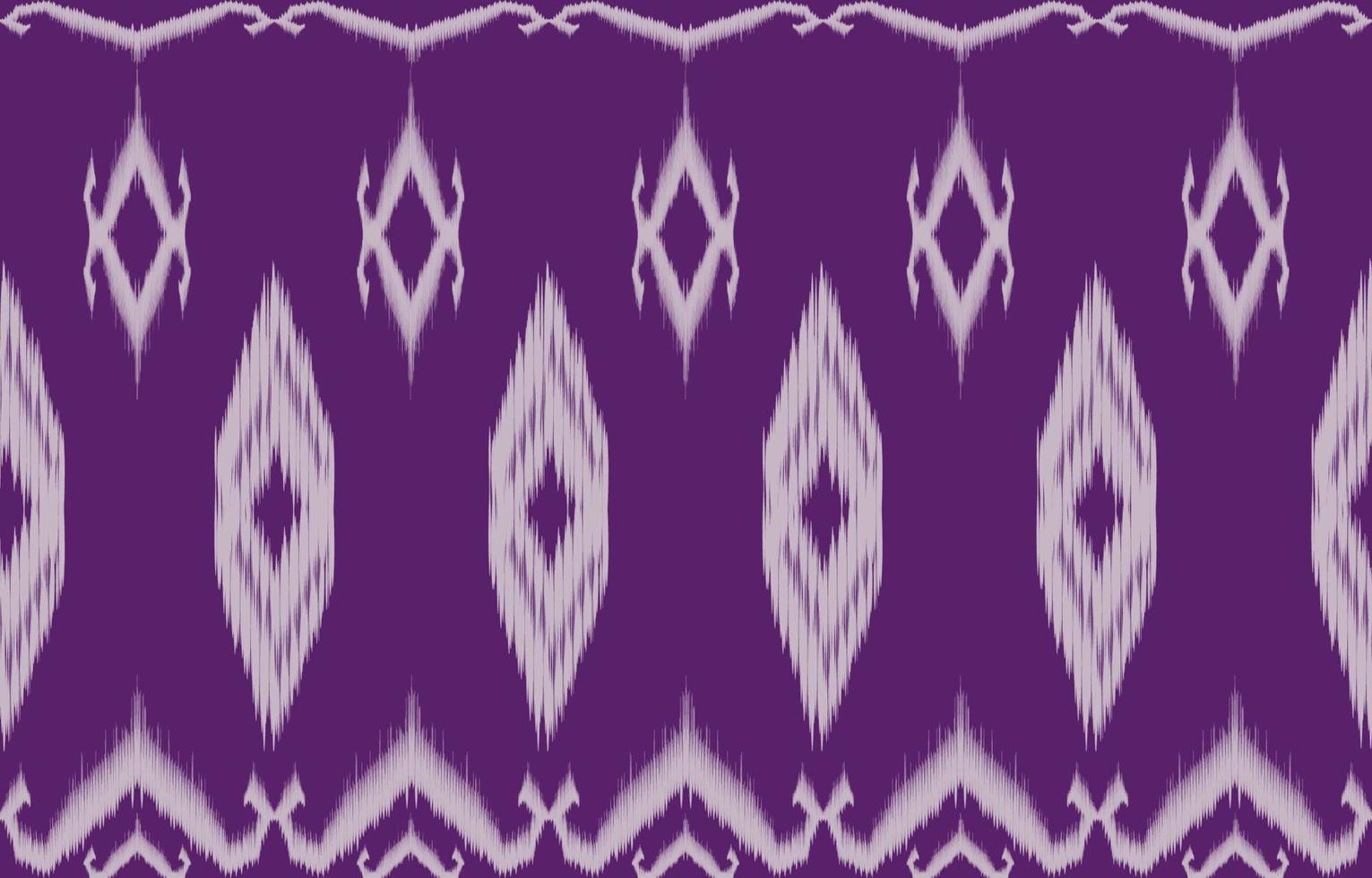 púrpura ikat de patrones sin fisuras geométrico étnico oriental bordado tradicional style.design para fondo, alfombra, estera, papel pintado, ropa, envoltura, batik, tela, ilustración vectorial. vector