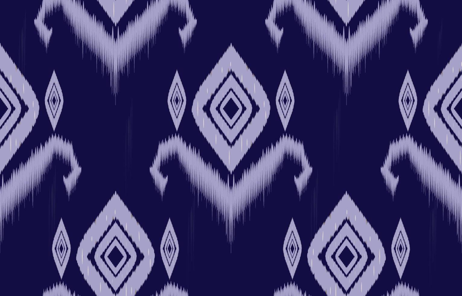 púrpura pastel ikat de patrones sin fisuras geométrico étnico oriental bordado tradicional style.design para fondo, alfombra, estera, papel pintado, ropa, envoltura, batik, tela, ilustración vectorial. vector