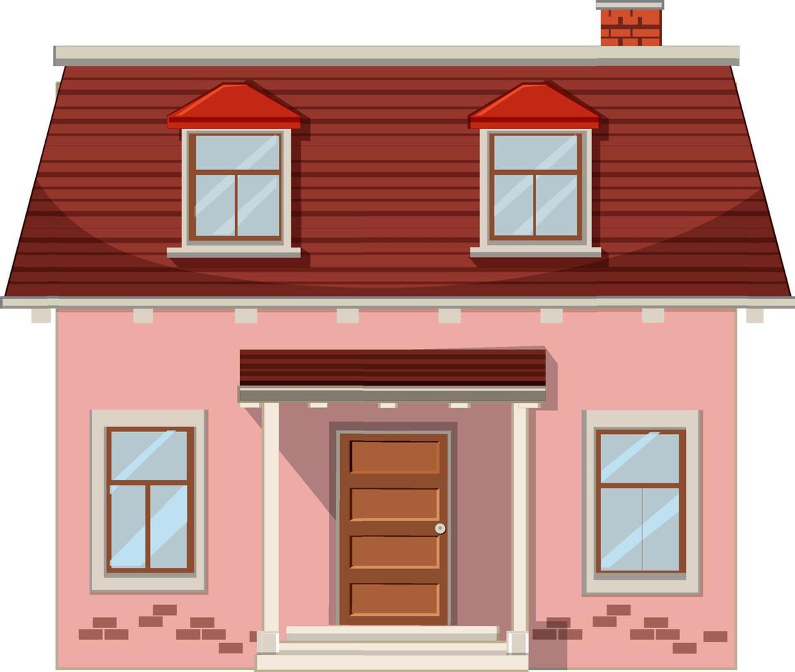 House construction site concept vector