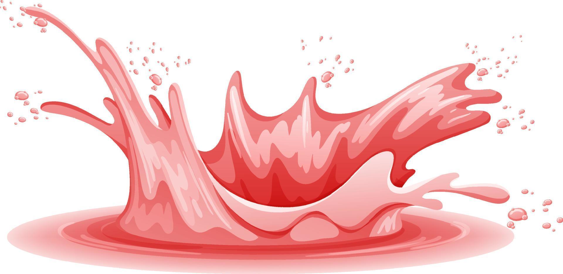 A water splash on white background vector