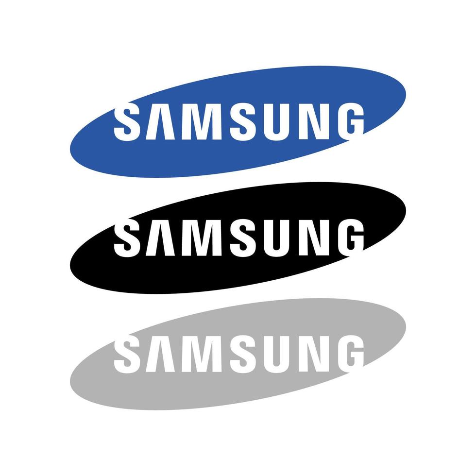 samsung logo icon editorial vector