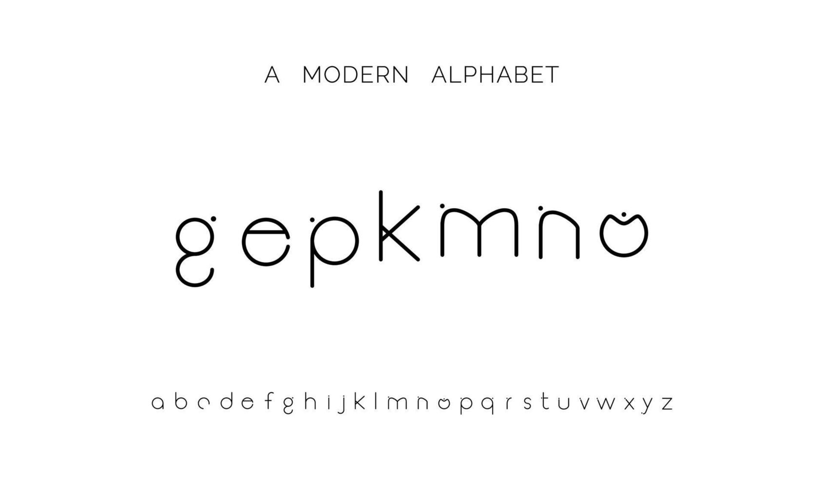 Modern abstract alphabet fonts. typography technology, electronic, movie, digital, music, future, logo creative font vector