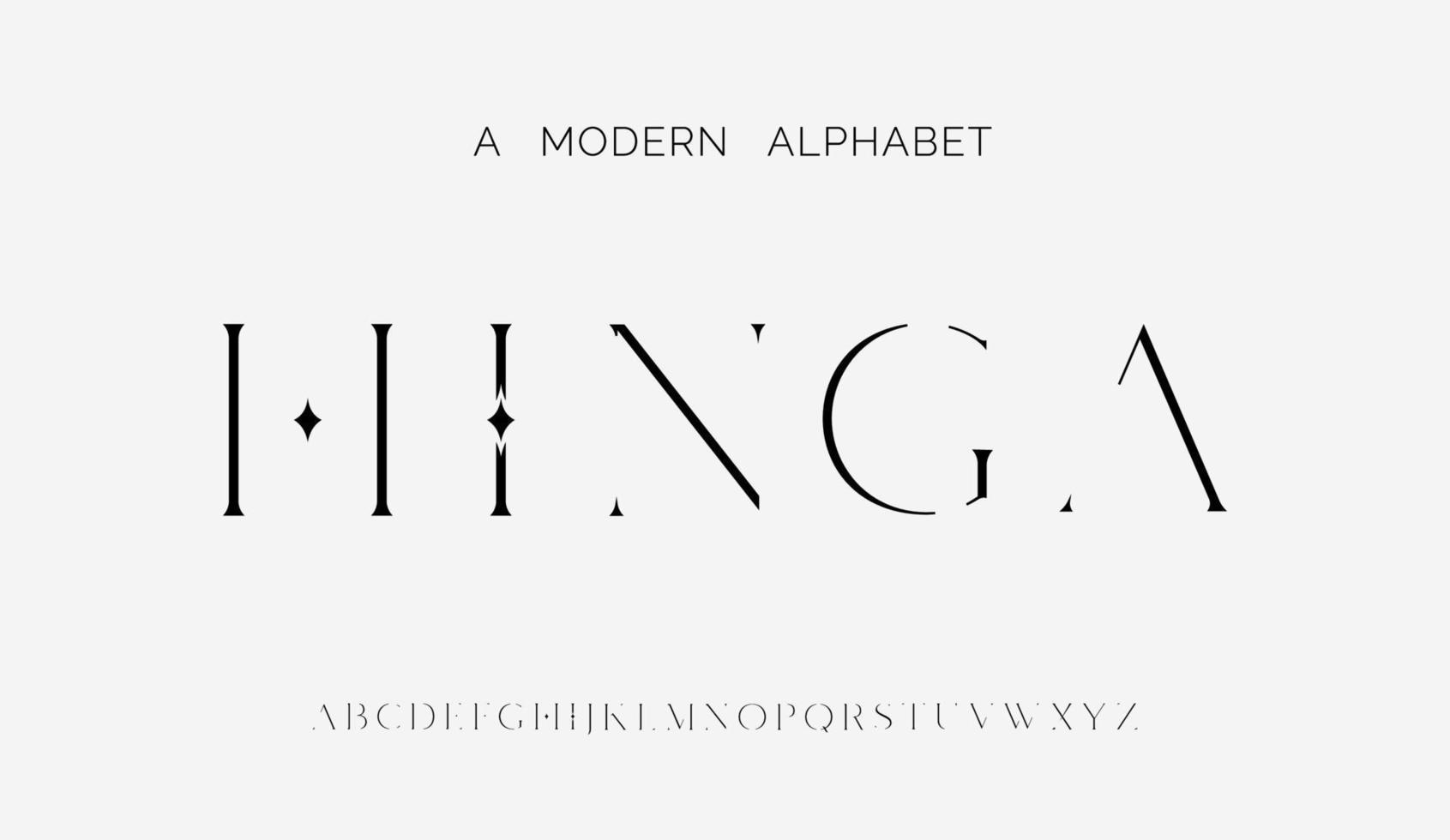 Modern abstract alphabet fonts. typography technology, electronic, movie, digital, music, future, logo creative font vector