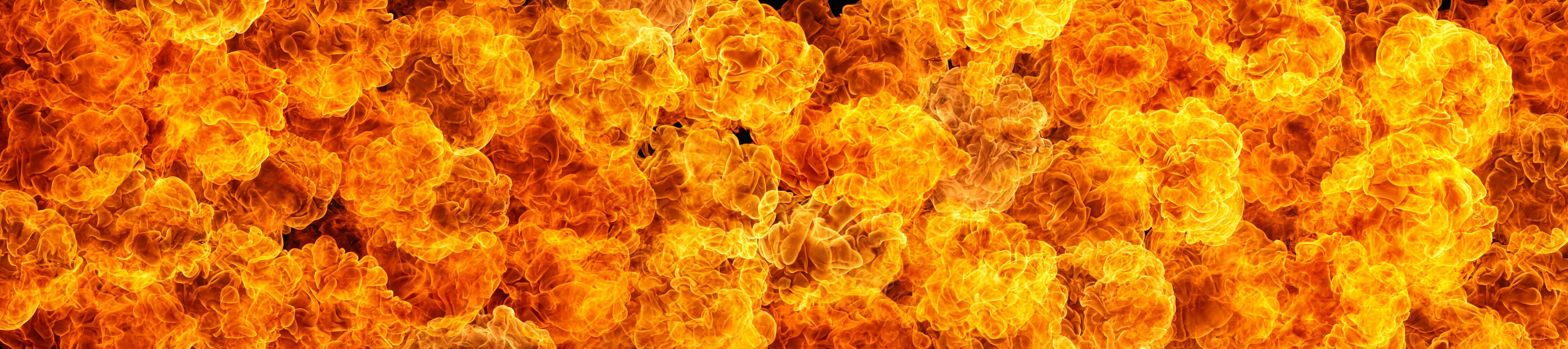 Flame texture abstract for banner background. photo