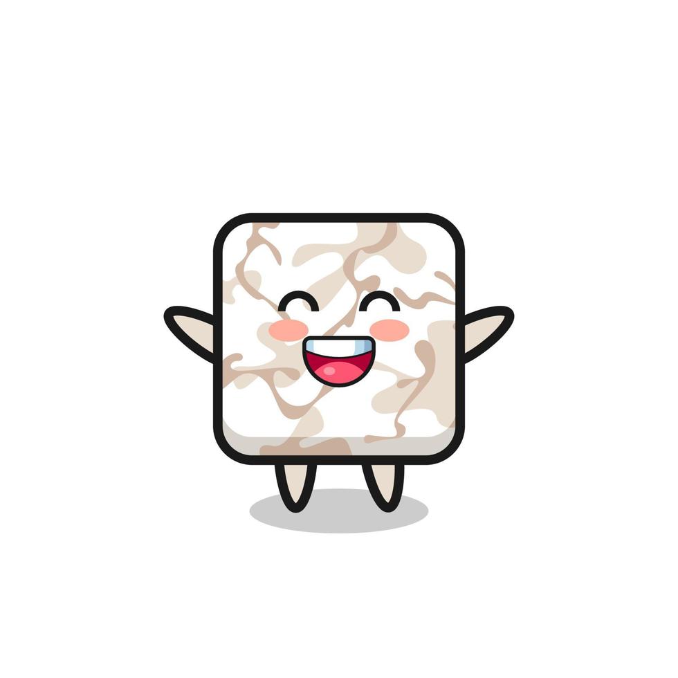 happy baby ceramic tile cartoon character vector