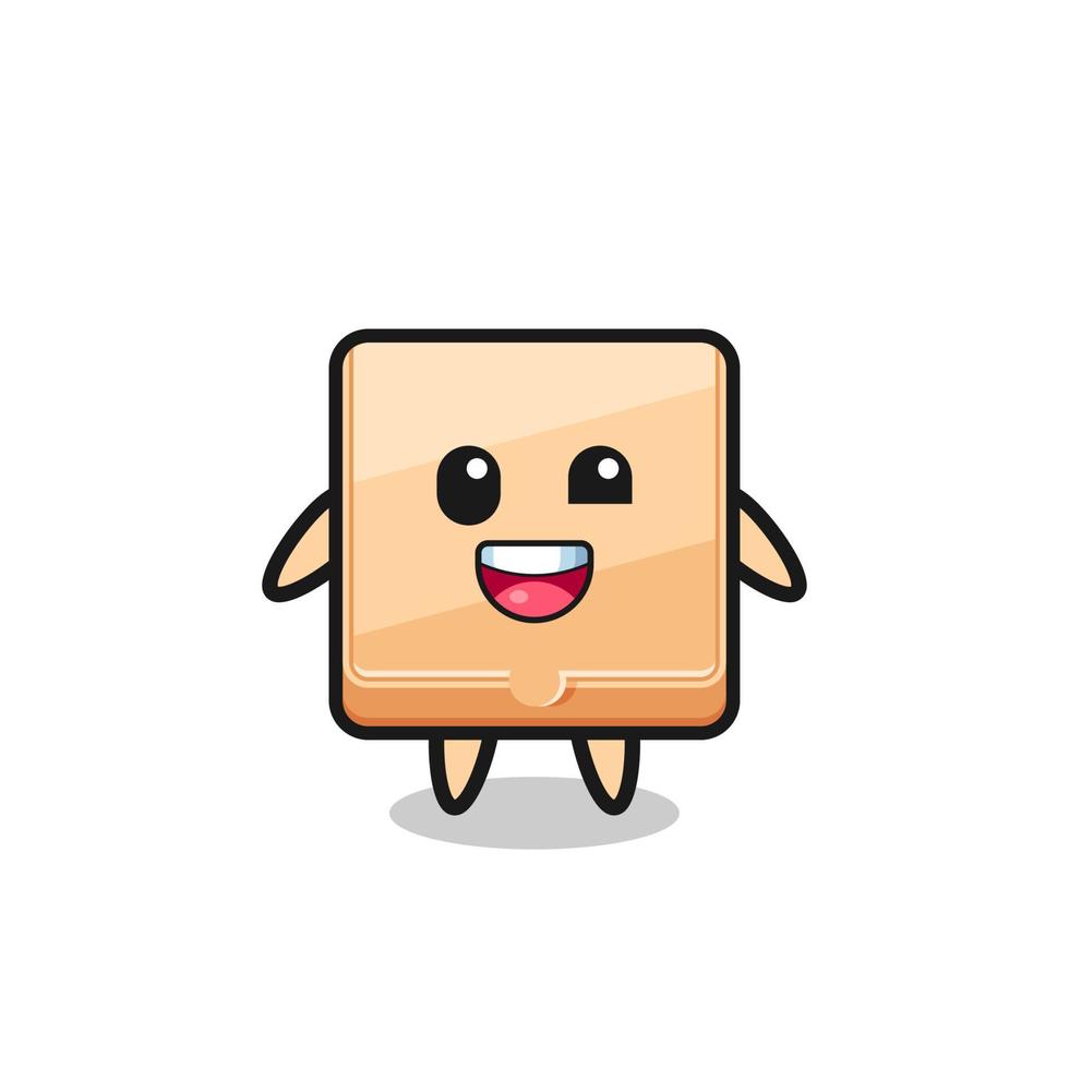 illustration of an pizza box character with awkward poses vector
