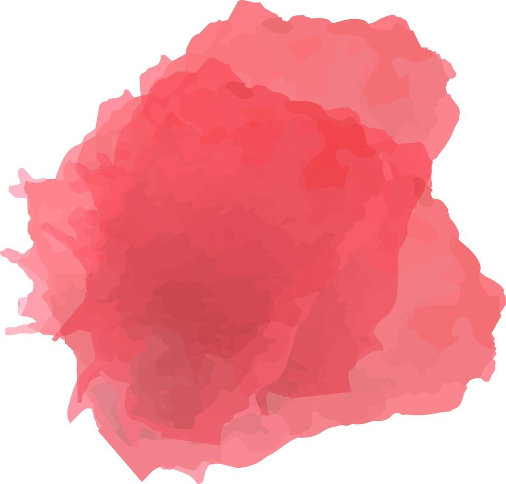 Red Watercolor Brush vector