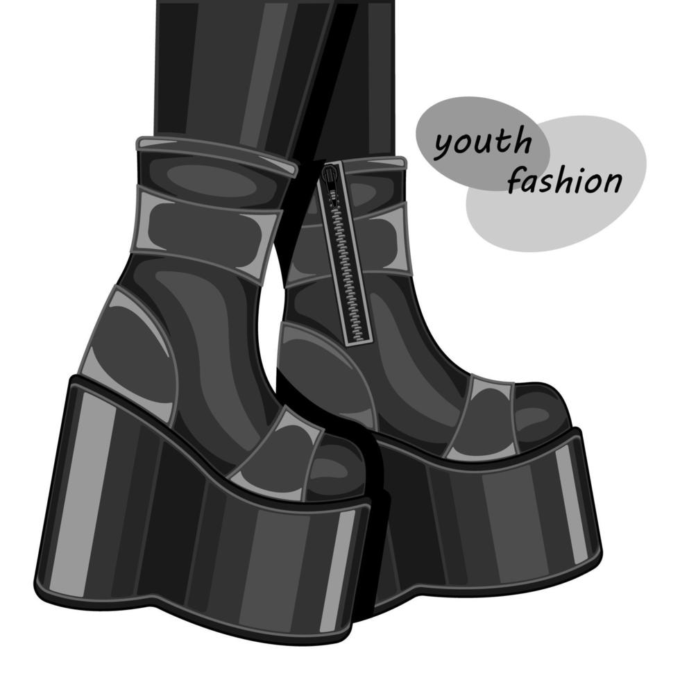 zapatos negros de mujer en fondo blanco aislado de dibujos animados de plataforma alta 6894403 Vector en Vecteezy zapatos negros de mujer en fondo blanco aislado de dibujos animados de plataforma alta 6894403 Vector en Vecteezy