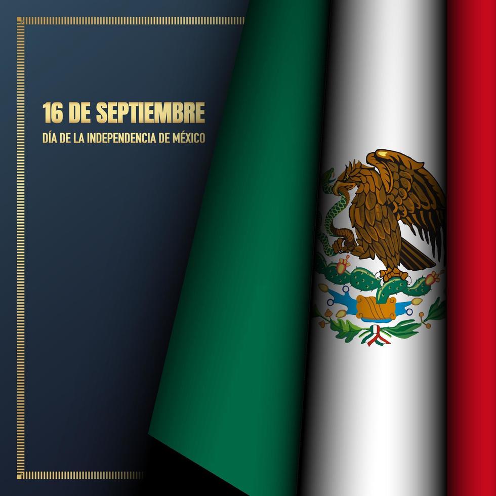 antecedentes del día de la independencia de méxico. ilustración vectorial vector