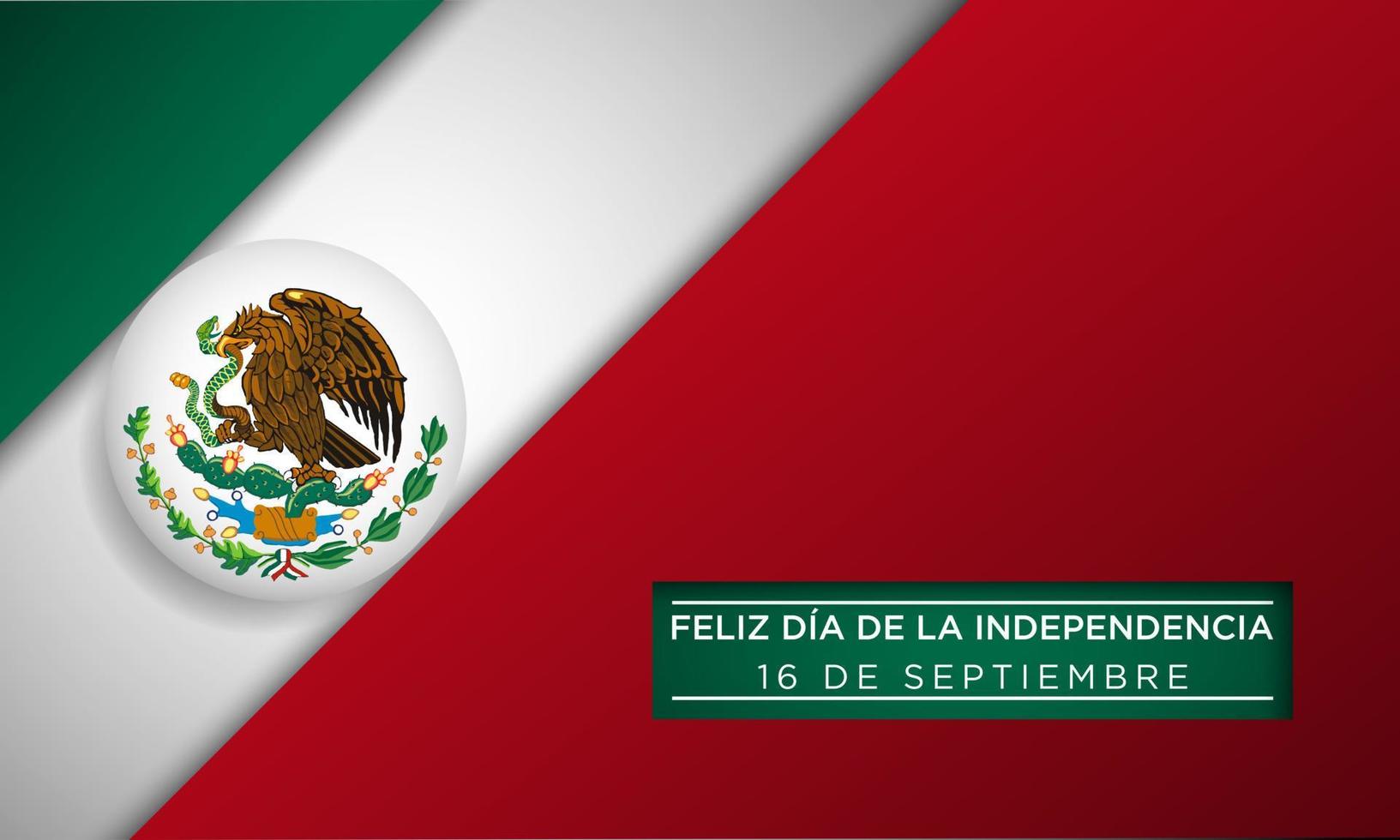 Mexico Independence Day Background. Vector Illustration.