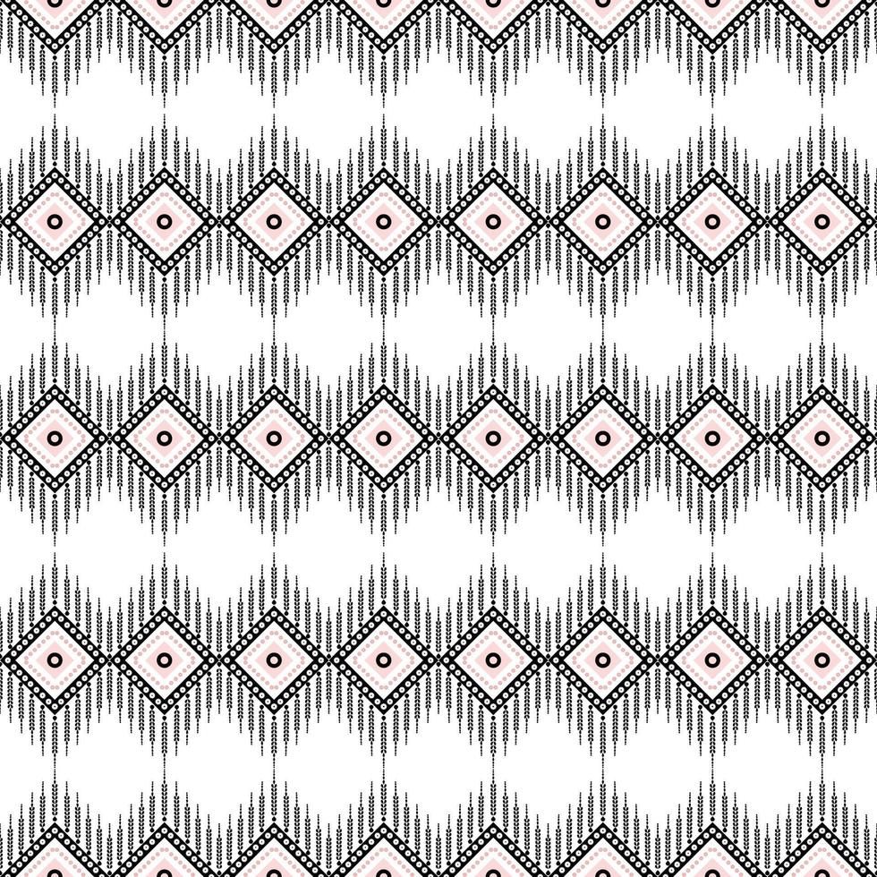 Weaving Pattern square more frequent, Vector seamless pattern. Modern stylish texture. Trendy graphic design for out clothes test equipment, interior, wallpaper black and pink.