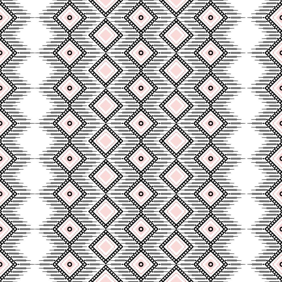 patrón de tejido cuadrado más frecuente, patrón vectorial sin costuras. textura con estilo moderno. diseño gráfico de moda para equipos de prueba de ropa, interior, papel tapiz negro y rosa. vector