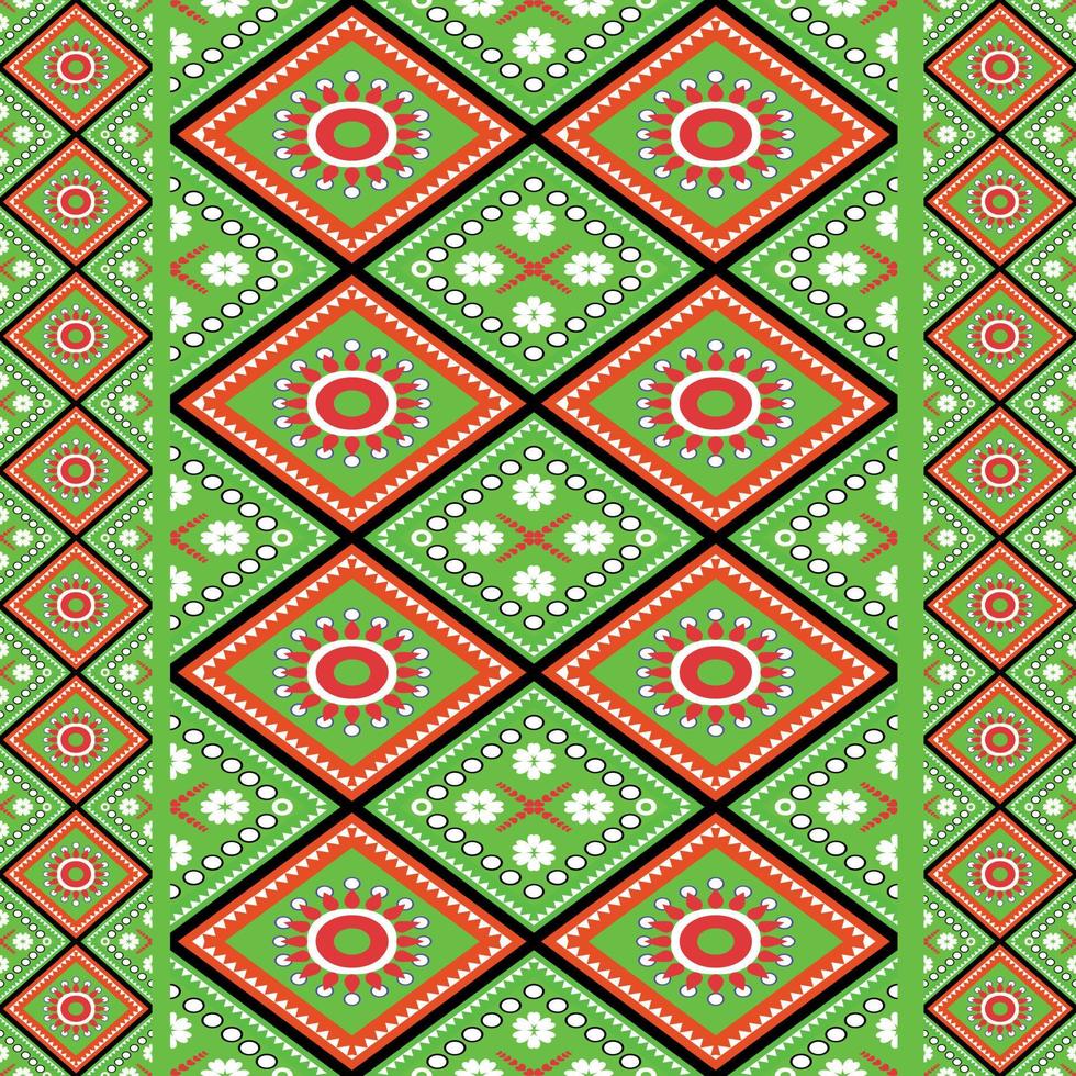 Weaving Pattern square more frequent, Vector seamless pattern. Modern stylish texture. Trendy graphic design for out clothes test equipment, interior, wallpaper green.