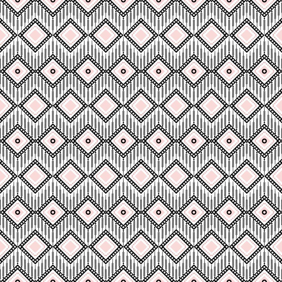 Weaving Pattern square more frequent, Vector seamless pattern. Modern stylish texture. Trendy graphic design for out clothes test equipment, interior, wallpaper black and pink.