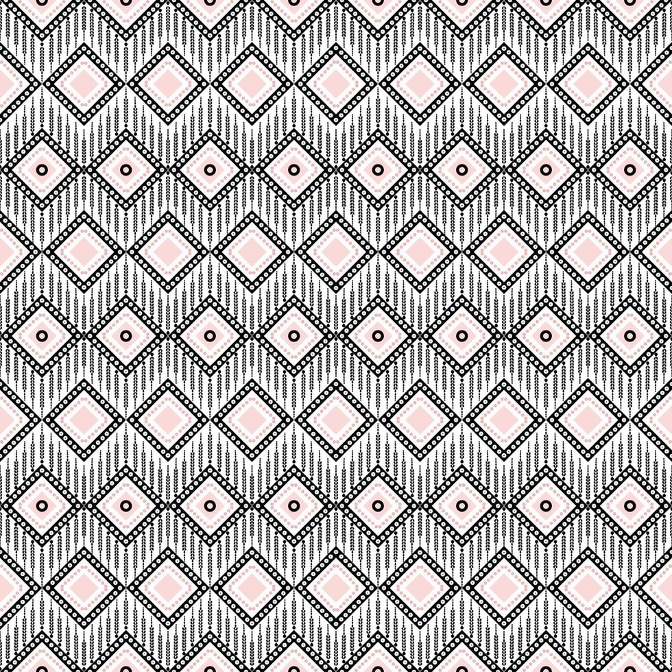 Weaving Pattern square more frequent, Vector seamless pattern. Modern stylish texture. Trendy graphic design for out clothes test equipment, interior, wallpaper black and pink.