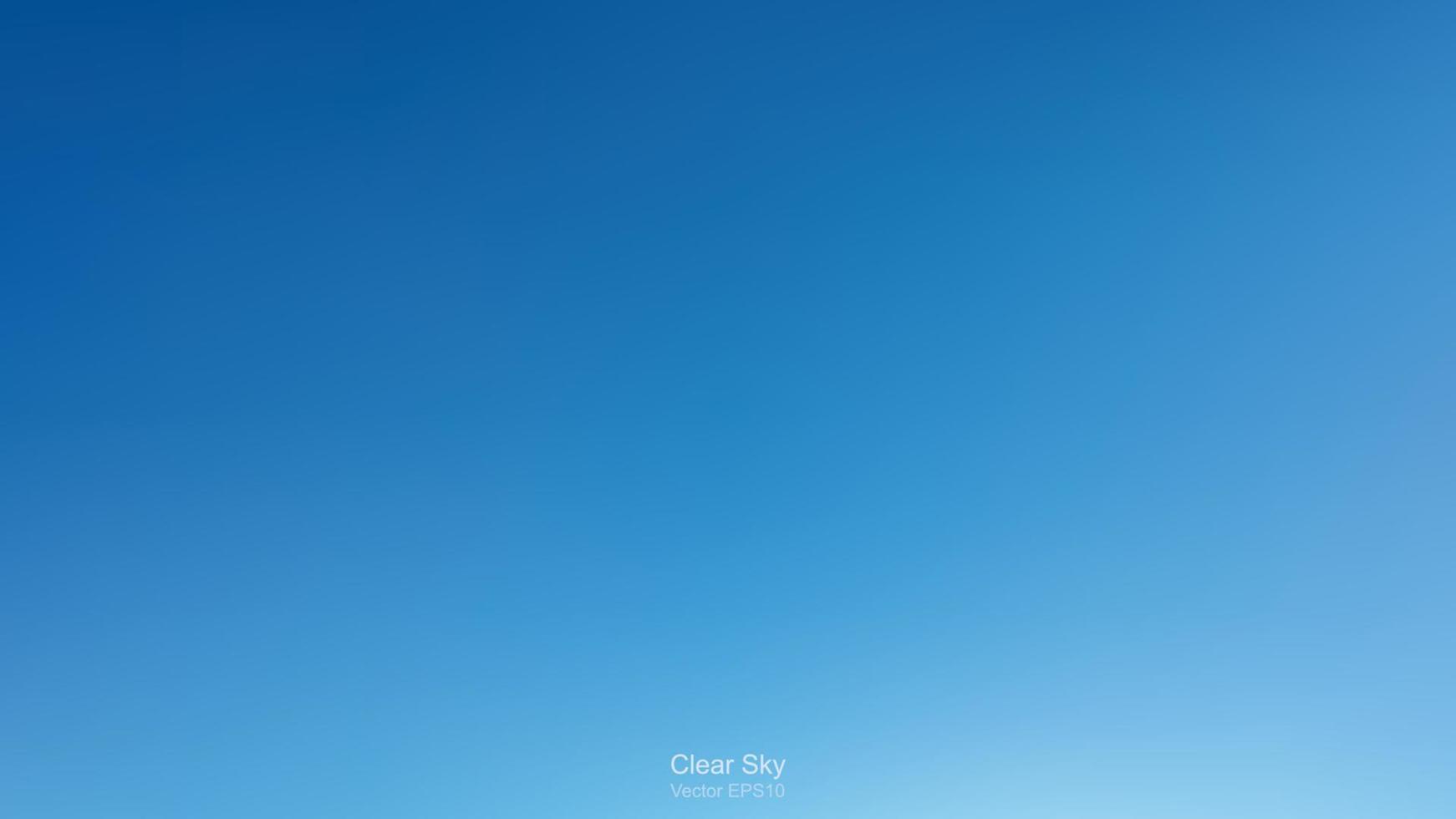 Clear sky background. Abstract blue sky for outdoor background. Vector. vector