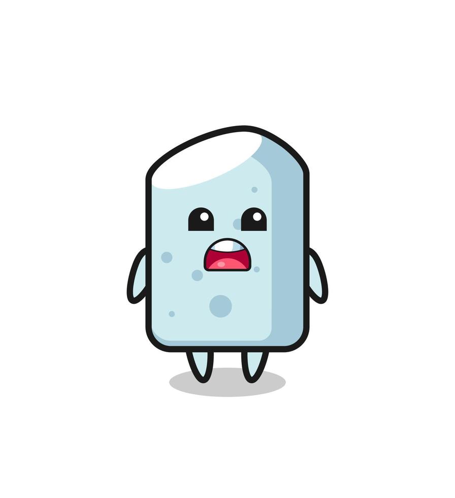 chalk illustration with apologizing expression, saying I am sorry vector