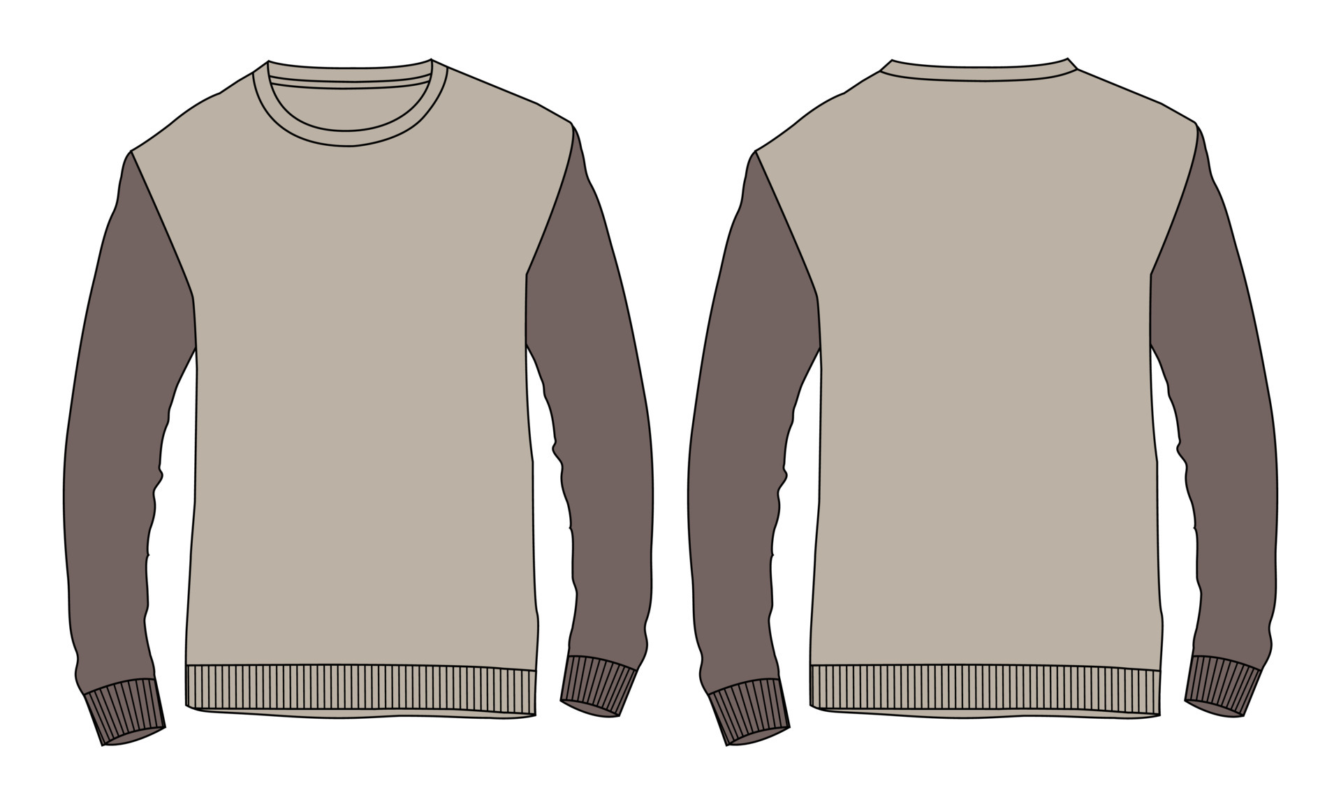 Khaki color sweatshirt discount