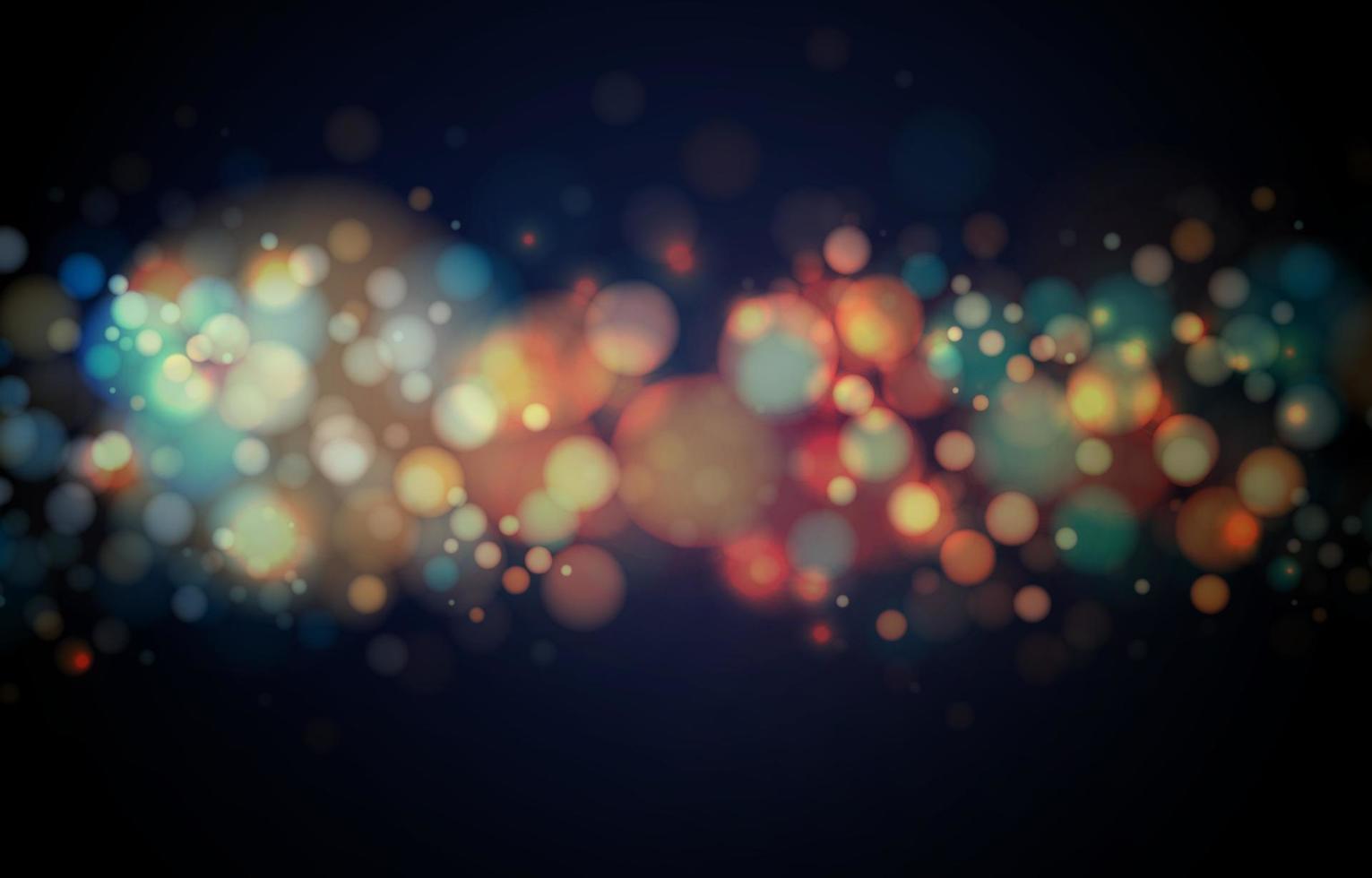 Blue and Gold Bokeh Background vector