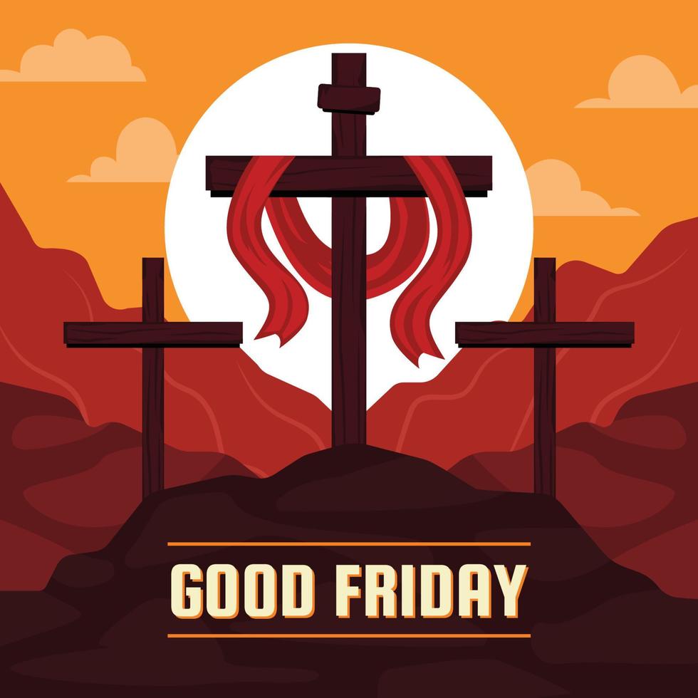 Good Friday Concept vector