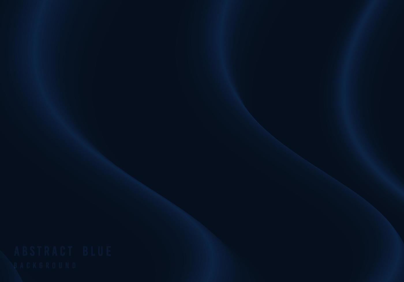 Abstract blue smooth flying silk template decorative. vector