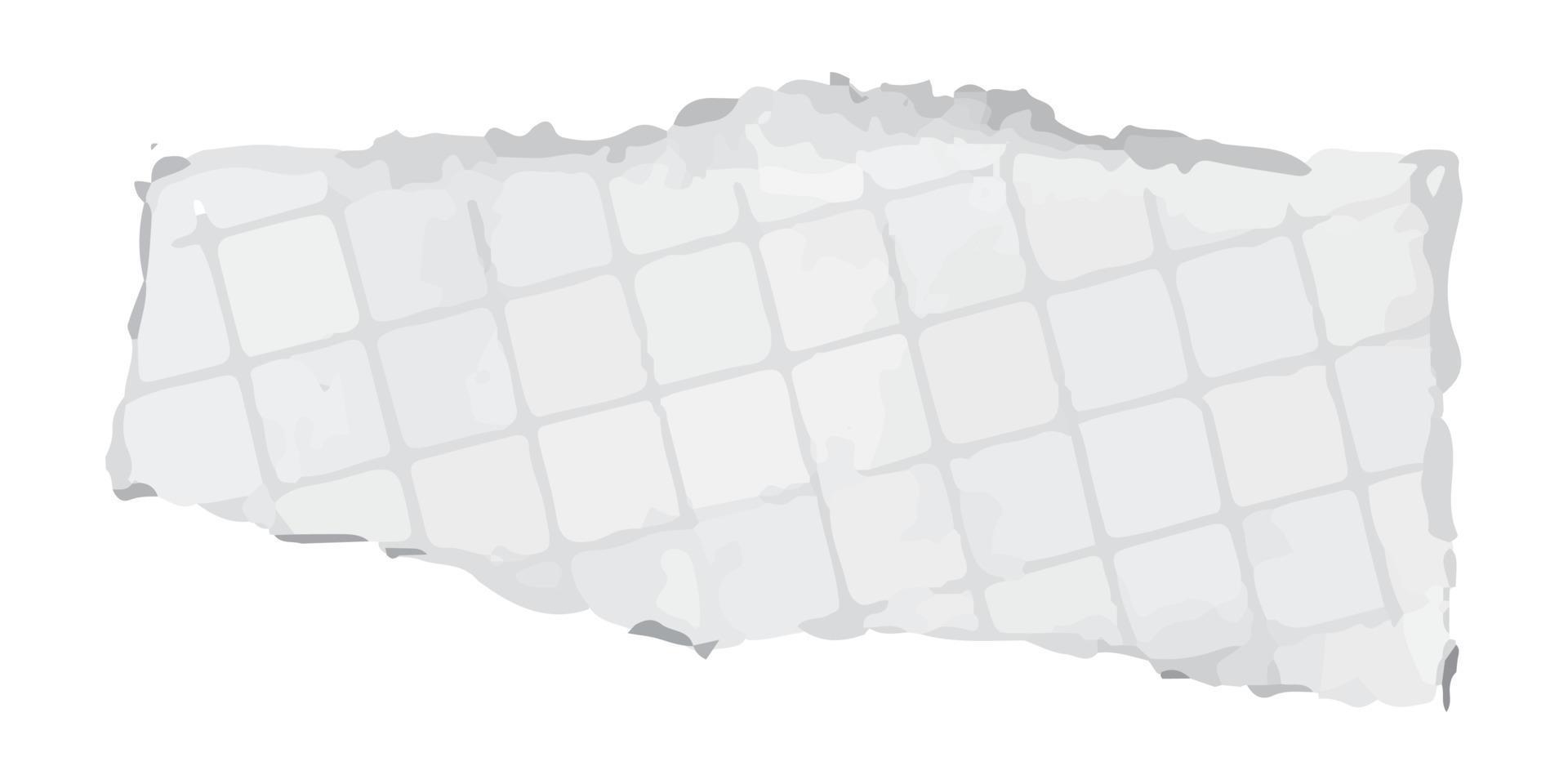 Vector illustration of torn pieces of paper. Graphics texture background for design.