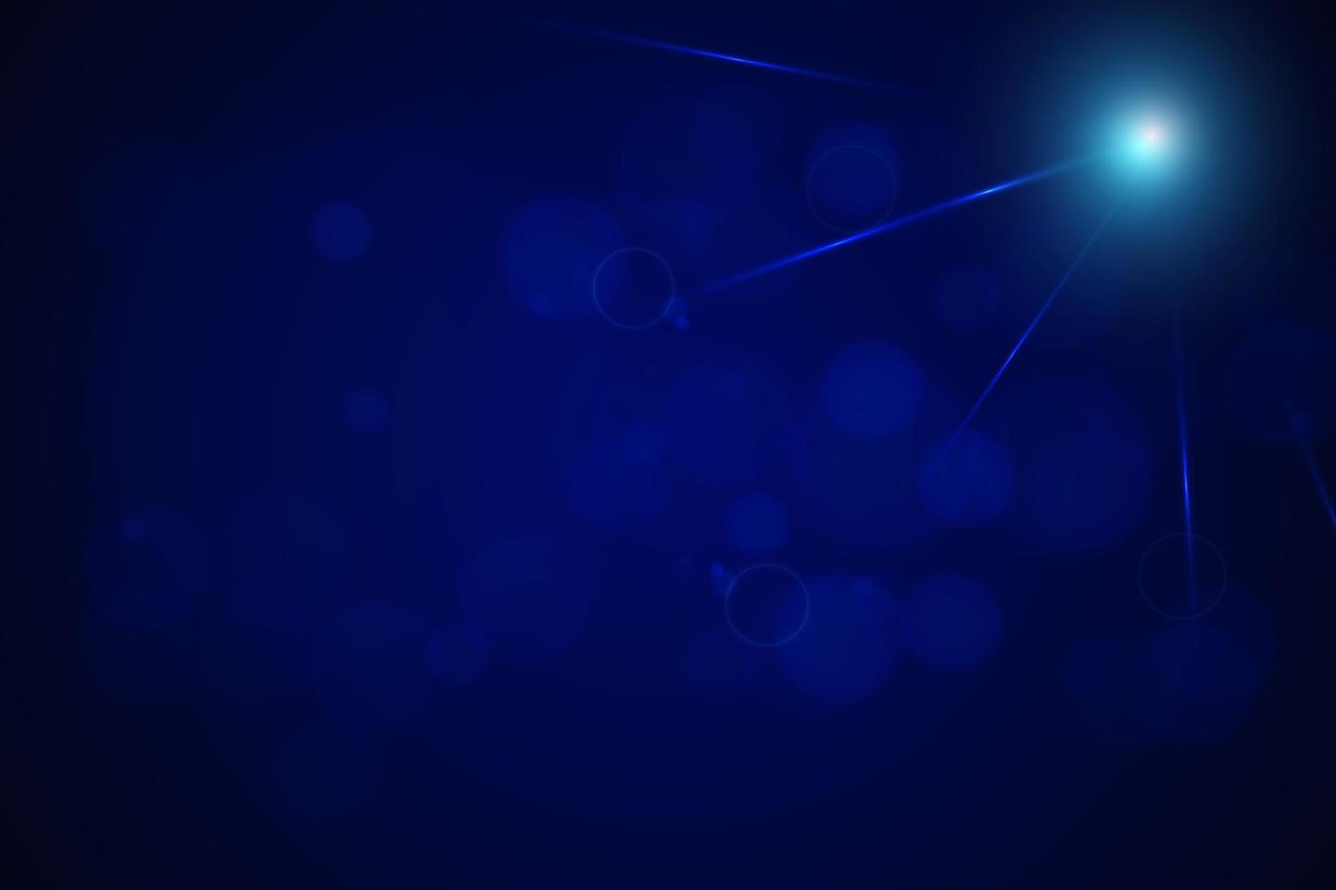 Abstract blue dark glowing technology background. Elegant blue dark background with abstract sparkling glowing effect. vector