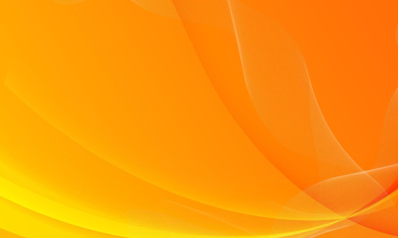 Beautiful orange wave abstract background. orange gradient wave background vector. vector